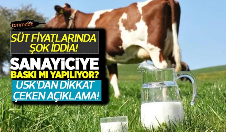Süt fiyatlarında şok iddia! Sanayiciye baskı mı yapılıyor! Ulusal Süt Konseyi’nden dikkat çeken açıklama!