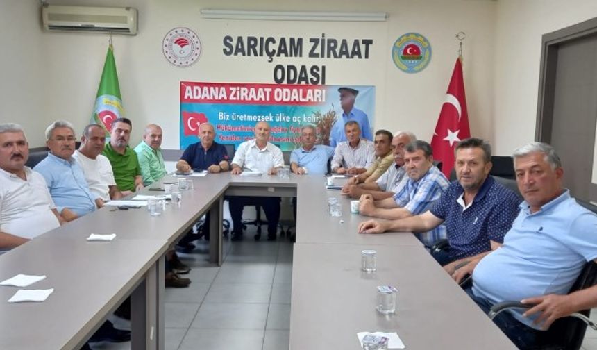 Adana Ziraat Oda Başkanları İsyanda: Biz üretmezsek ülke aç kalır