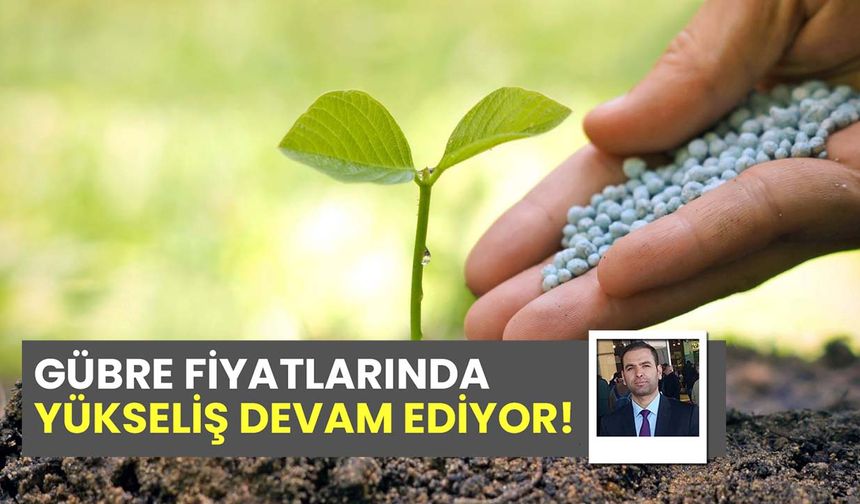 Gübre fiyatlarında yükseliş devam ediyor...