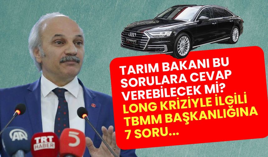 Tarım Bakanlığında Audi A8 Long krizi Meclis gündemine taşındı!