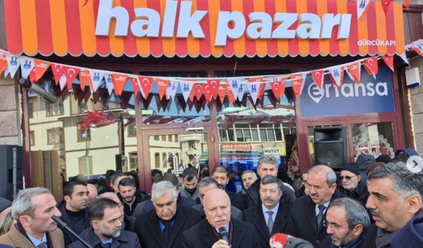 Tarım Kredi Marketlere karşı Erzurum Büyükşehir Belediyesinden Halk Pazarı!
