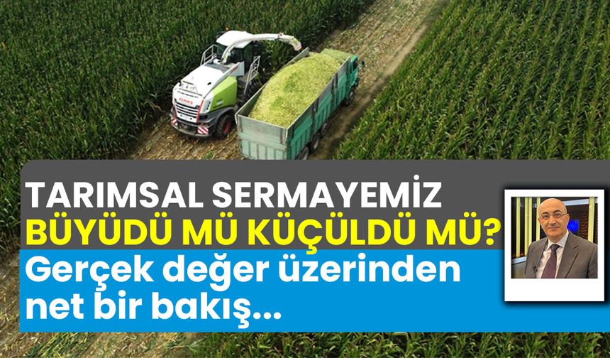 Tarımsal sermayemiz büyüdü mü, küçüldü mü? Gerçek değer üzerinden net bir bakış