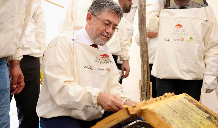 Bingöl balı AB tesciliyle dünyaya açılıyor: Bakan Yumaklı ilk sağımı yaptı
