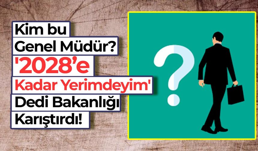 Kim bu Genel Müdür? '2028’e kadar yerimdeyim' dedi, Tarım Bakanlığını karıştırdı!