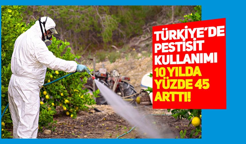 Pestisit kullanımında çarpıcı artış: Türkiye 10 yılda yüzde 45 yükseldi