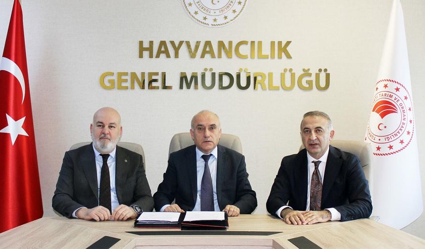 Yerli besilik hayvan üretimini artıracak protokol imzalandı: Etçi spermalar Lalahan’da üretilecek