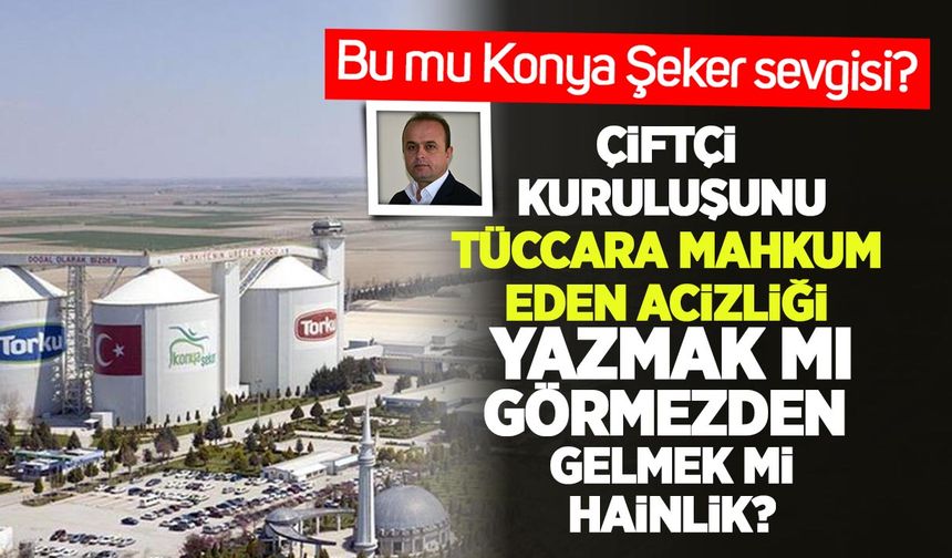 Bu mu Konya Şeker sevgisi?