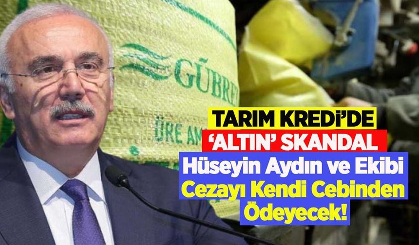 Tarım Kredi'de 'şeffaflık' depremi: Genel Müdür Hüseyin Aydın'a hissedar şoku!
