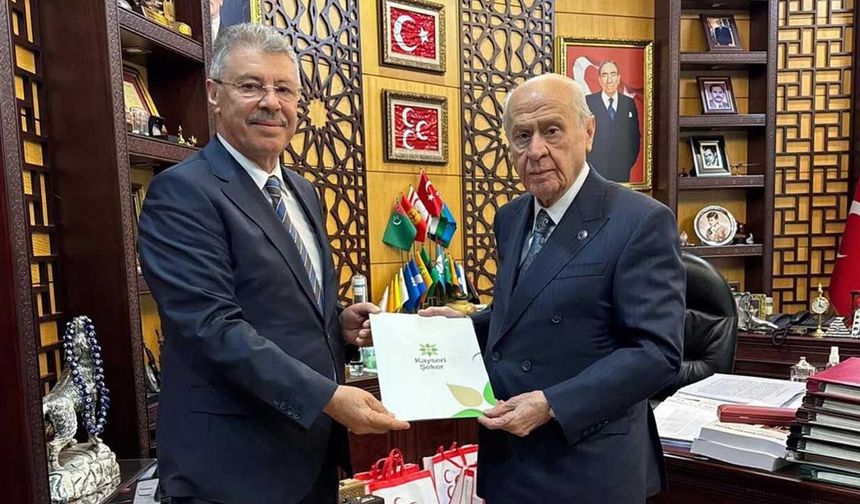 Hüseyin Akay, şeker sektörünün sorunlarını Devlet Bahçeli’ye iletti