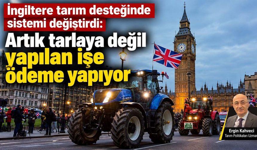İngiltere tarım desteğinde sistemi değiştirdi: Artık tarlaya değil yapılan işe ödeme yapıyor