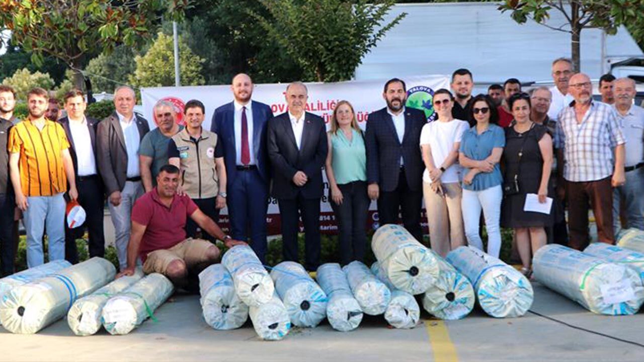 Yalova'da sebze üreticisine yüzde 75 hibeli sera örtüsü desteği! 