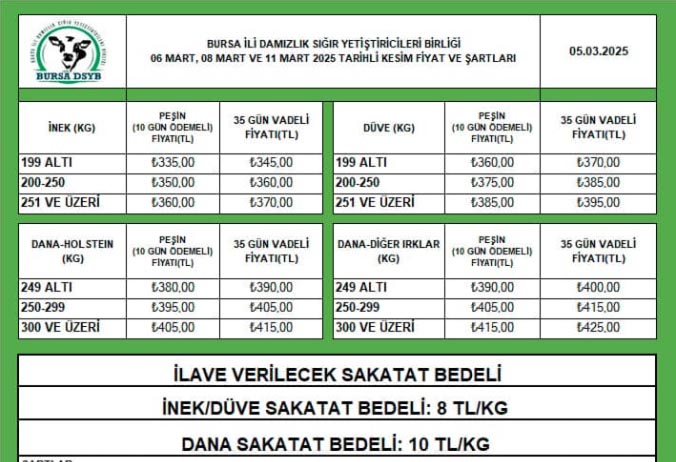 Kesim Fiyat-13