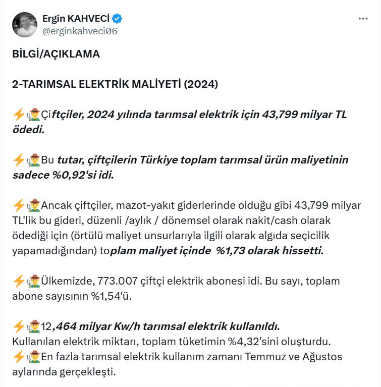Tarımsal Elektrik