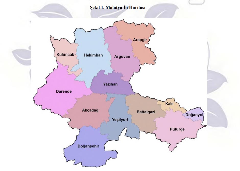 Malatya Il Haritası