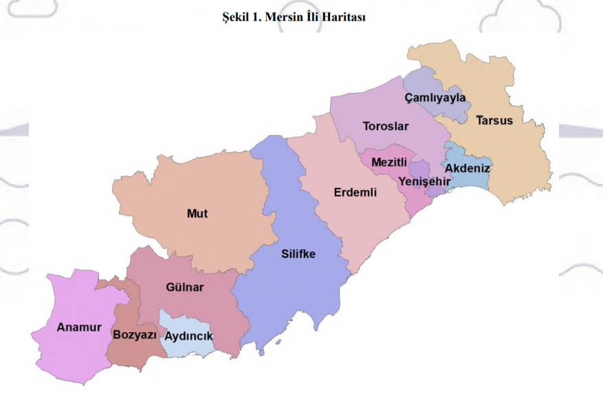 Mersin Il Haritası