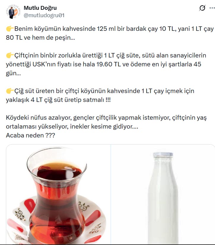 Mutlu Doğru Süt Fiyatı