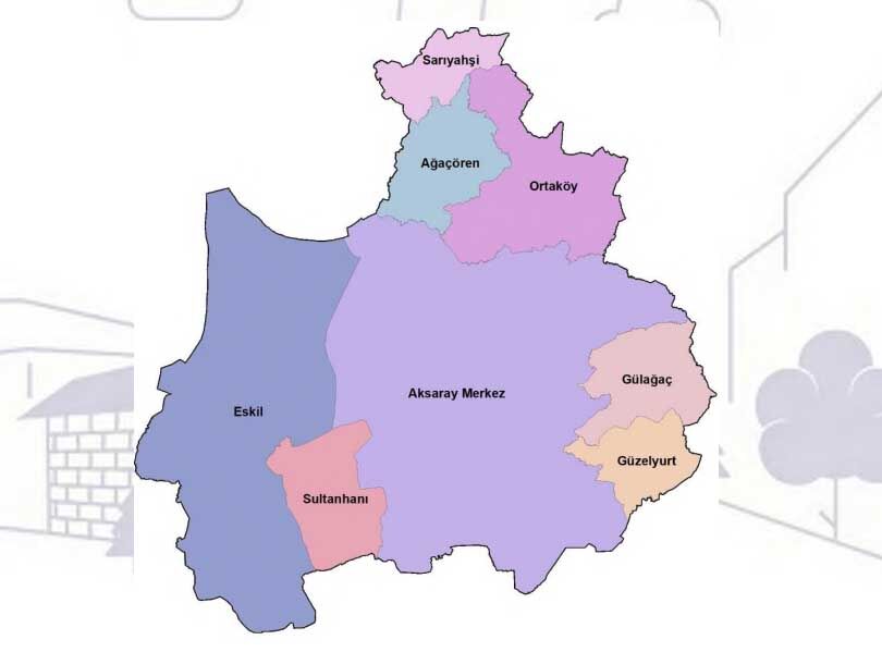 Aksaray Il Haritasi