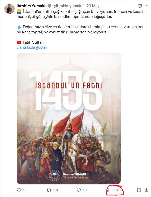 Yumaklı Istanbul Fethi Paylasimi