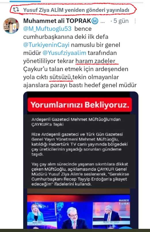 Yusuf Ziya Alim Sütsüz Paylasimi