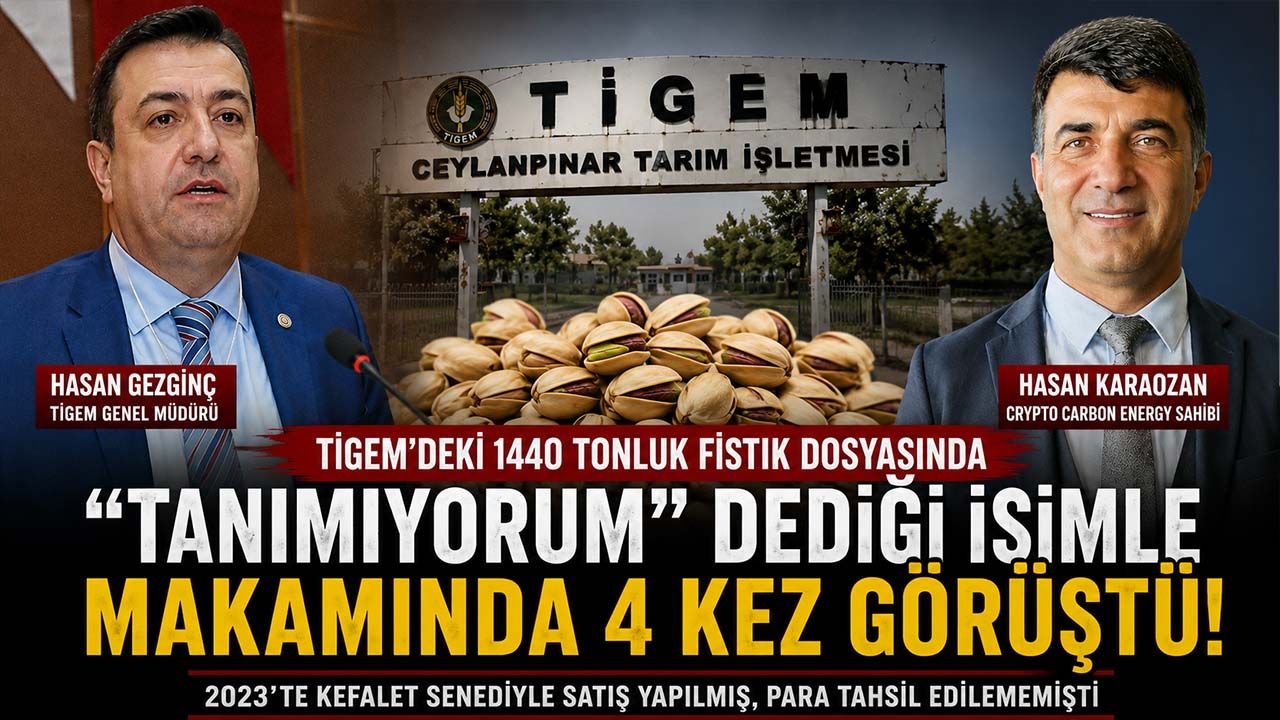 Fıstık vurgununda şok gelişme: TİGEM Genel Müdürü 'tanımıyorum' dediği firari patronla makamında 4 kez görüşmüş