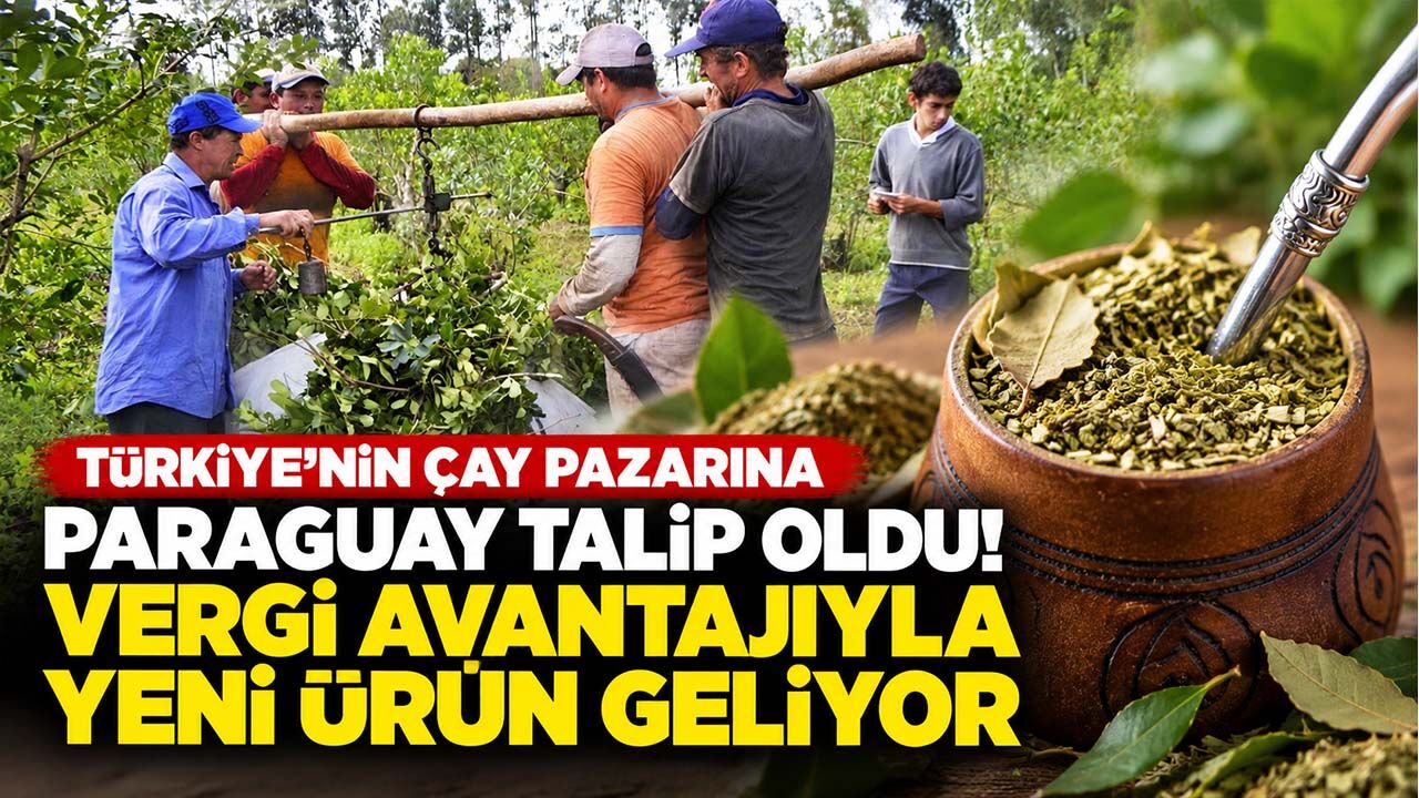 Türkiye'nin çay pazarına Paraguay talip oldu! Vergi avantajıyla yeni ürün geliyor