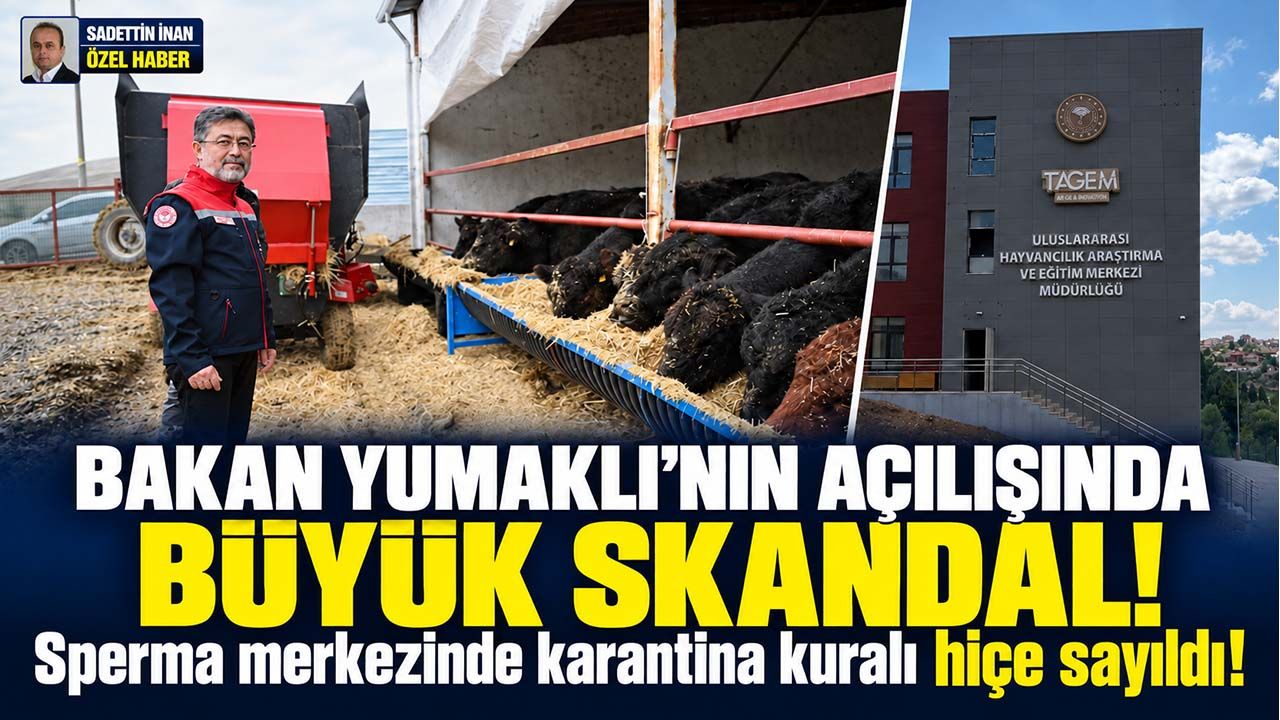 Hayvancılıkta devlet eliyle büyük skandal: Sperma merkezinde karantina kuralı hiçe sayıldı!