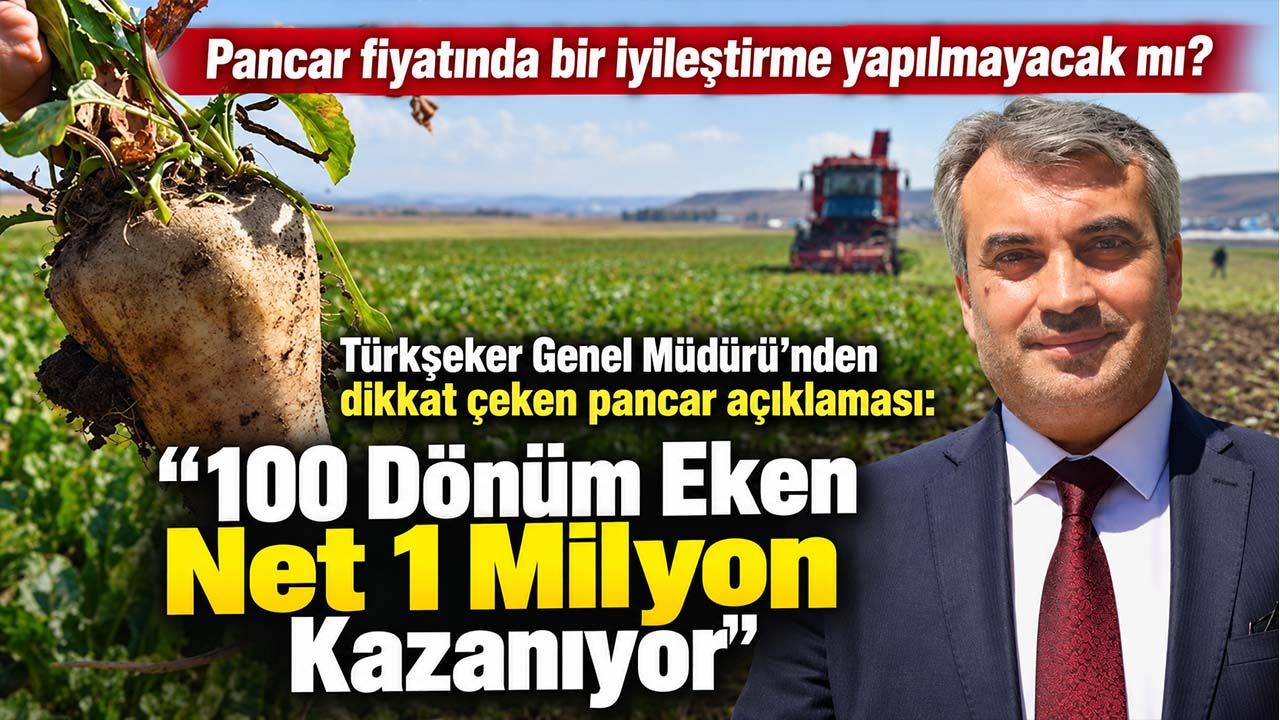 Pancar fiyatında iyileştirme yapılmayacak mı? Türkşeker’den dikkat çeken "1 Milyon" açıklaması